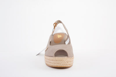 US POLO ASSN - ALYSSA004 WEDGE FASHION SANDAL - TAUPE