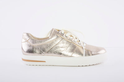 CAPRICE - LACED FASHION TRAINER - GOLD METALLIC