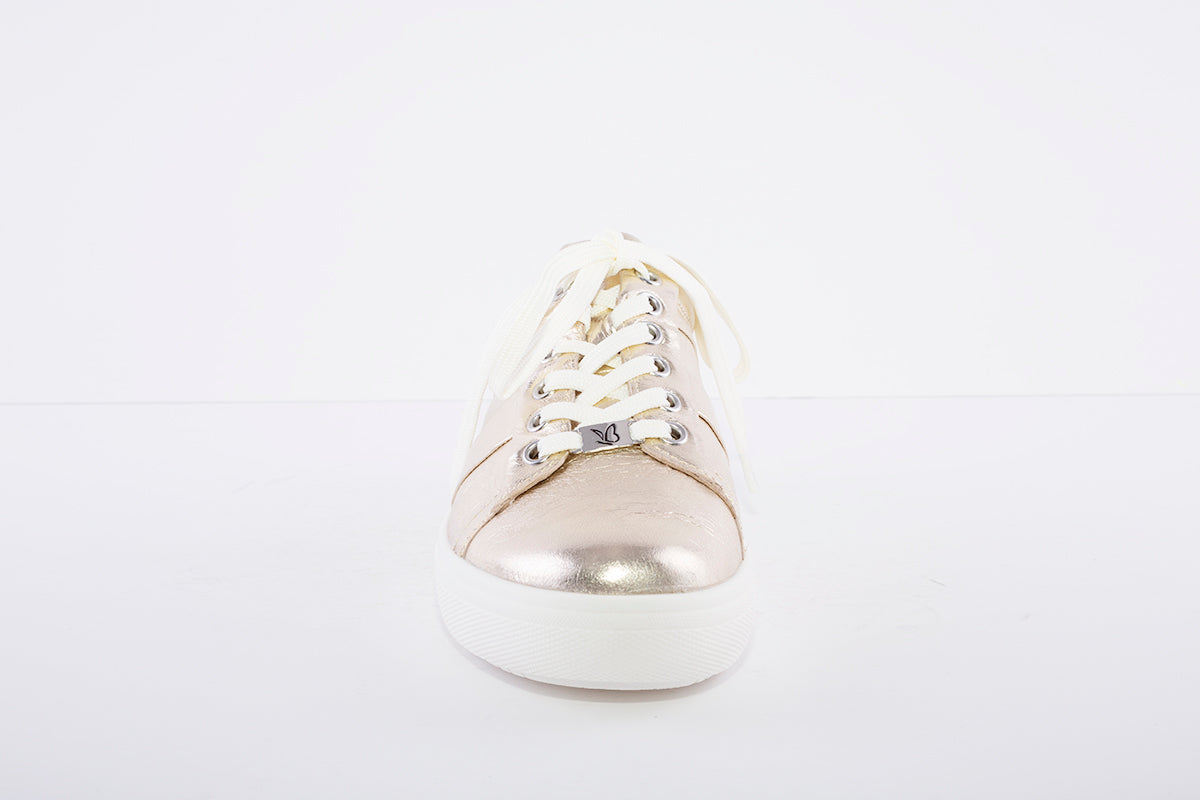 CAPRICE - LACED FASHION TRAINER - GOLD METALLIC