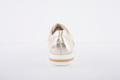 CAPRICE - LACED FASHION TRAINER - GOLD METALLIC