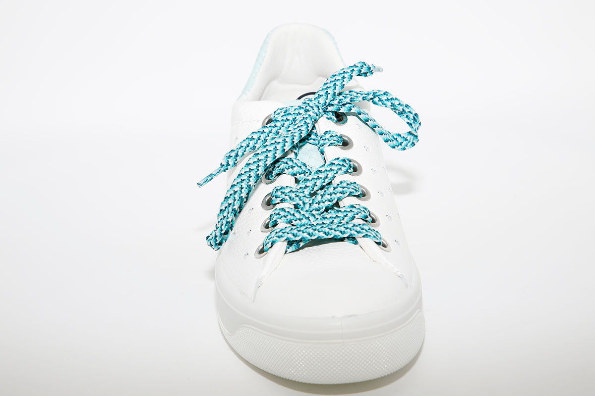 IGI & CO - FASHION LACED TRAINER - WHITE/BLUE
