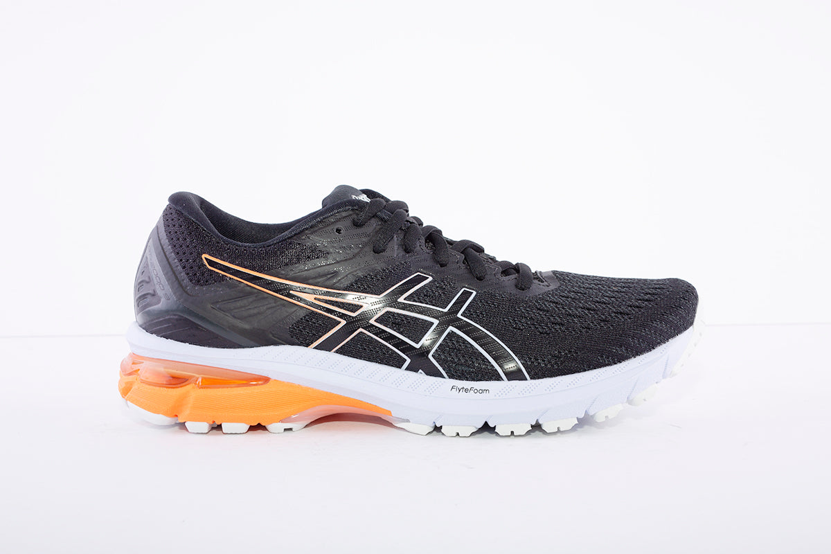 ASICS - GT-2000 9 LACED TRAINER - BLACK/ORANGE