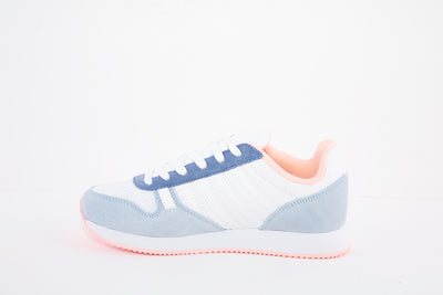 K-SWISS - 96927-161 LACED FASHION TRAINER - BLUE COMBI