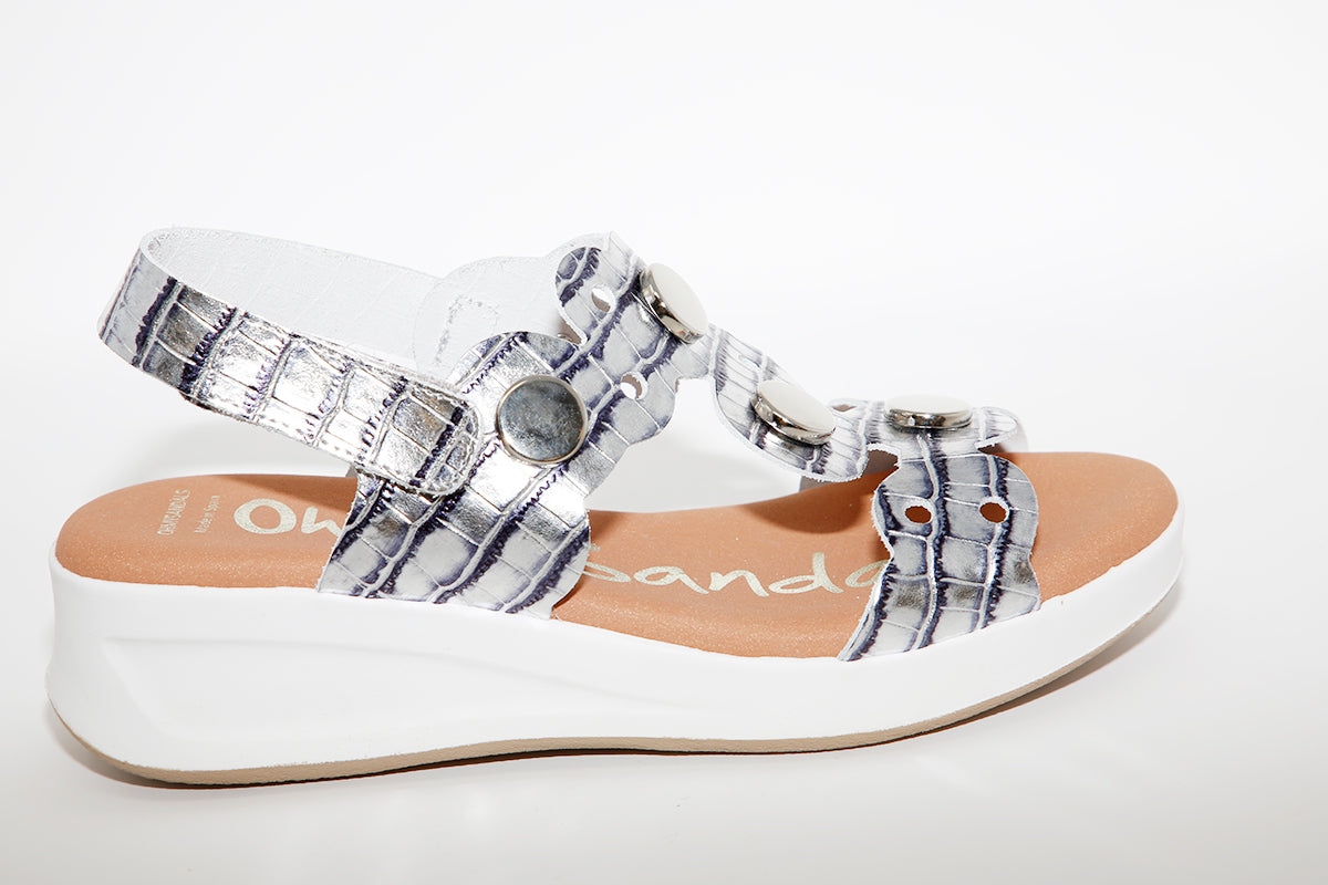 OH MY SANDALS - 4674 SILVER METALLIC