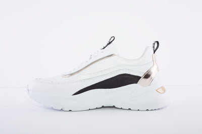 NeroGiardini - E115200D Wedge Laced Leather Sneakers - White