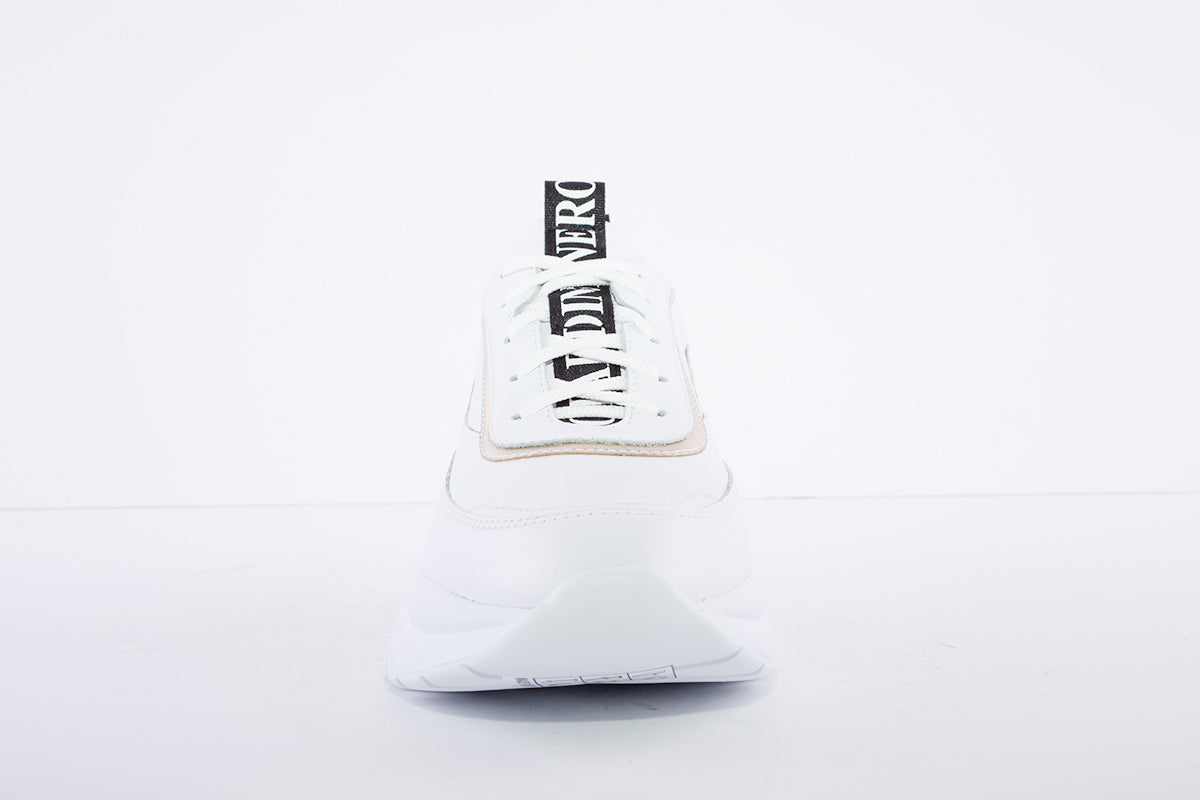 NeroGiardini - E115200D Wedge Laced Leather Sneakers - White