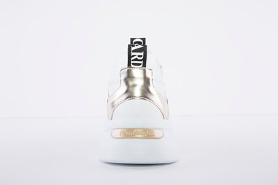 NeroGiardini - E115200D Wedge Laced Leather Sneakers - White