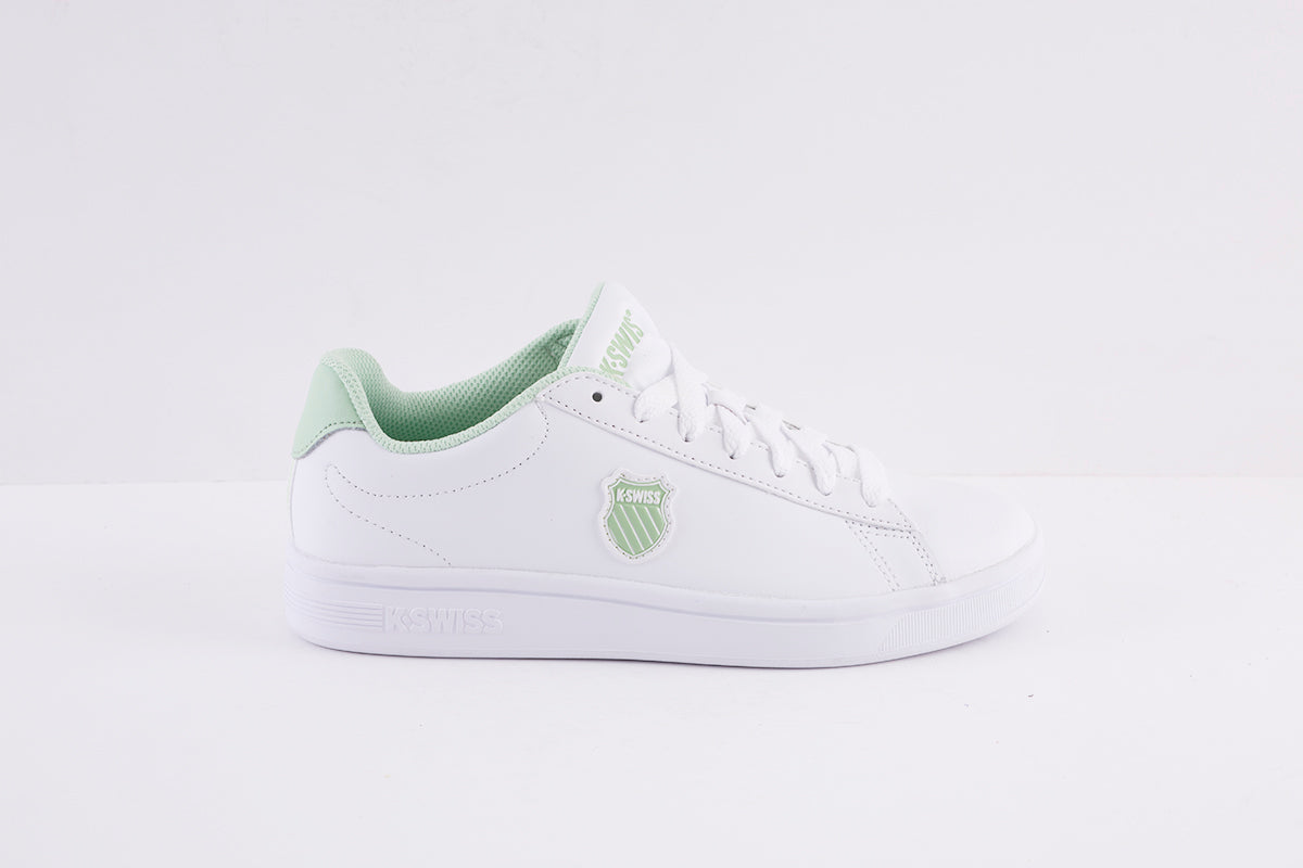 K-SWISS - 96599-163 LACED FASHION TRAINER - WHITE/GREEN