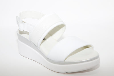 BAERCHI - 39301 WEDGE SANDAL - WHITE