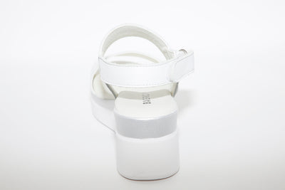 BAERCHI - 39301 WEDGE SANDAL - WHITE