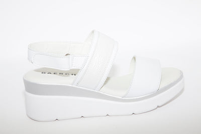 BAERCHI - 39301 WEDGE SANDAL - WHITE