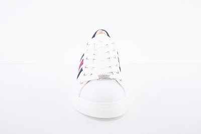 UNISA - Farola White/Navy Laced Sneakers