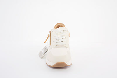 TAMARIS - 23702-428 MEDIUM LACED WEDGE FASHION SHOE - CREAM