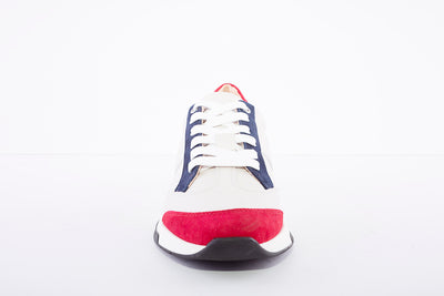 UNISA - Falconi Cream/Red/White Laced Sneakers