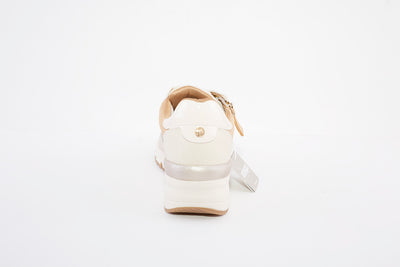 TAMARIS - 23702-428 MEDIUM LACED WEDGE FASHION SHOE - CREAM
