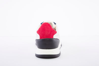 UNISA - Falconi Cream/Red/White Laced Sneakers