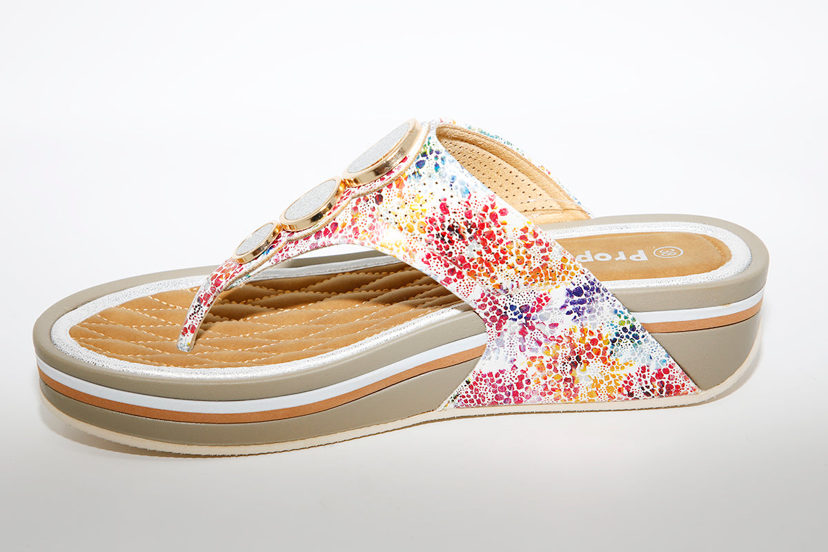 PROPET - WW1400 FASHION SANDAL - WHITE MULTI