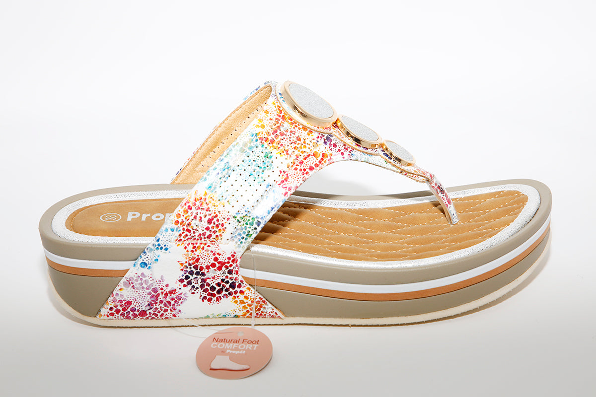 PROPET - WW1400 FASHION SANDAL - WHITE MULTI