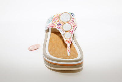 PROPET - WW1400 FASHION SANDAL - WHITE MULTI