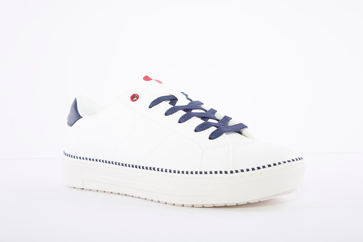 SPROX - LACED FASHION TRAINER - WHITE MULTI