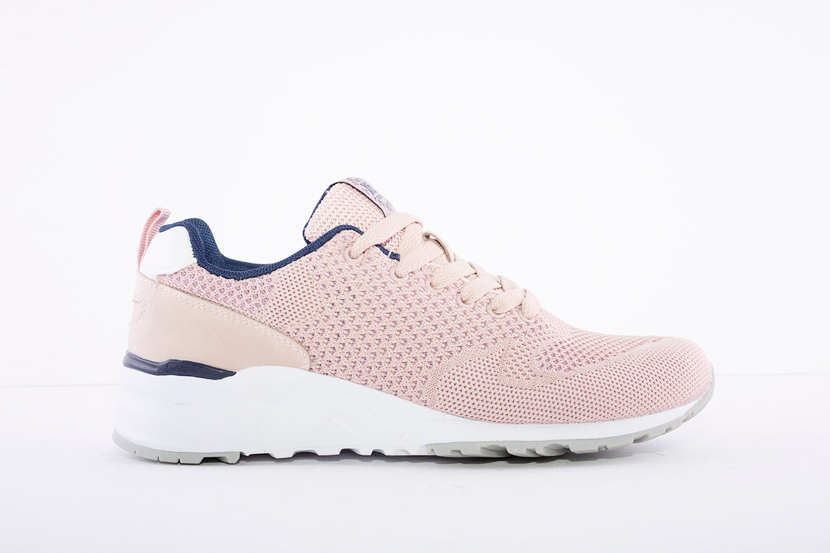 XTI - FABRIC SPORTY LACED TRAINER - NUDE