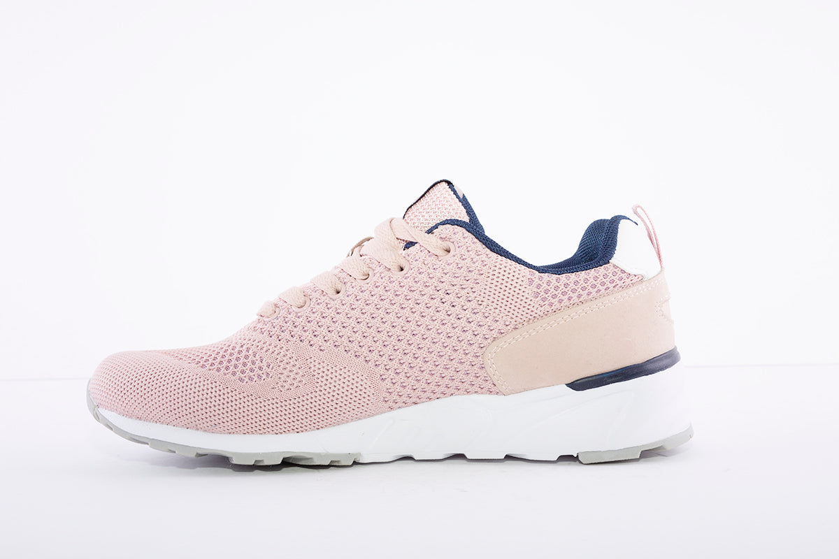 XTI - FABRIC SPORTY LACED TRAINER - NUDE