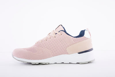 XTI - FABRIC SPORTY LACED TRAINER - NUDE