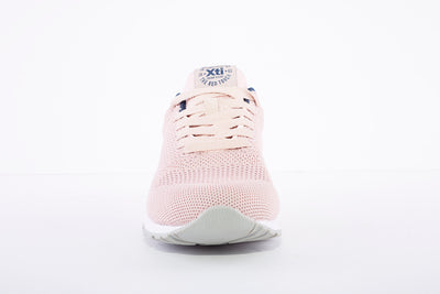 XTI - FABRIC SPORTY LACED TRAINER - NUDE