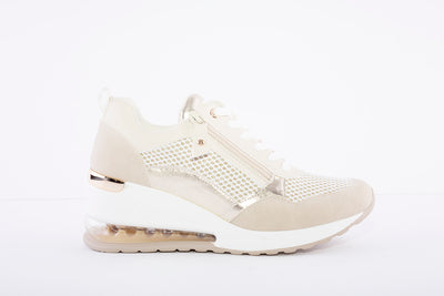 HI WEDGE RUNNER - BEIGE
