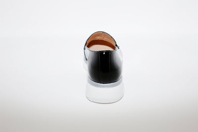 WONDERS - A-9703 PATENT LEATHER MOCCASINS - BLACK