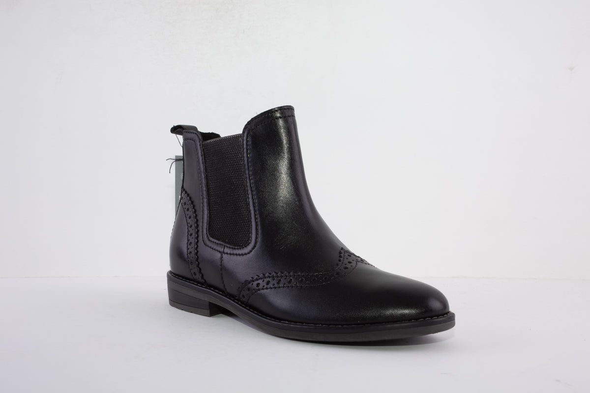 MARCO TOZZI - 25365-002 FLAT CHELSEA BOOT - BLACK