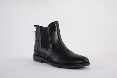 MARCO TOZZI - 25365-002 FLAT CHELSEA BOOT - BLACK