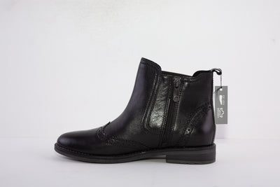 MARCO TOZZI - 25365-002 FLAT CHELSEA BOOT - BLACK
