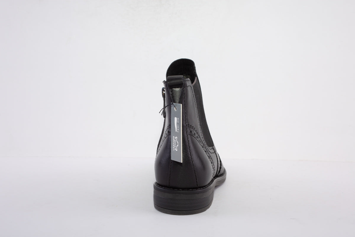 MARCO TOZZI - 25365-002 FLAT CHELSEA BOOT - BLACK