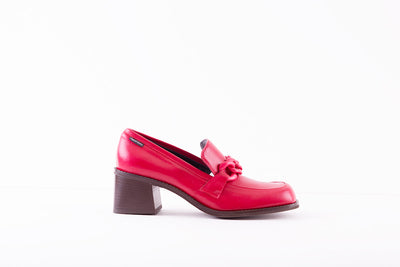 MARCO MOREO - C2061 CJ8 BLOCK HEEL LOAFER - RED