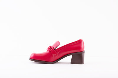 MARCO MOREO - C2061 CJ8 BLOCK HEEL LOAFER - RED