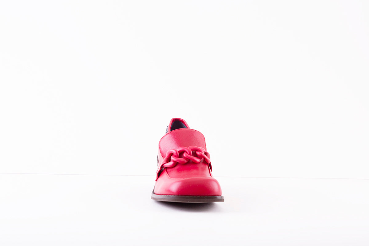 MARCO MOREO - C2061 CJ8 BLOCK HEEL LOAFER - RED