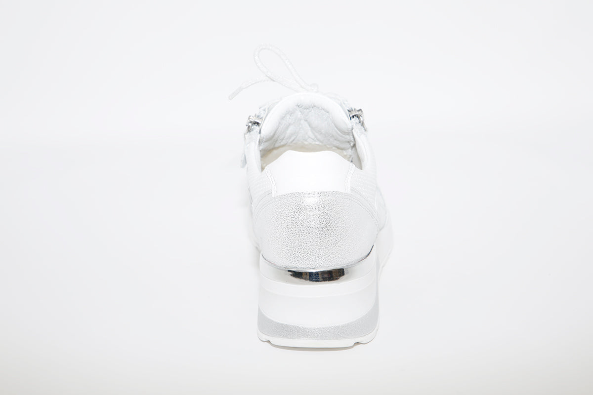 WALDLAUFER - CLARA-LACED ZIP SHOE - SILVER MULTI