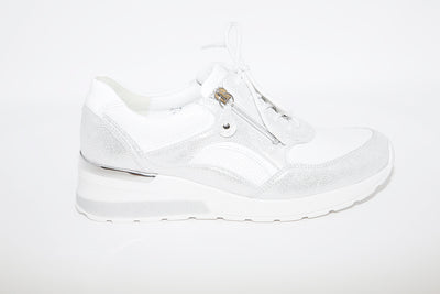 WALDLAUFER - CLARA-LACED ZIP SHOE - SILVER MULTI