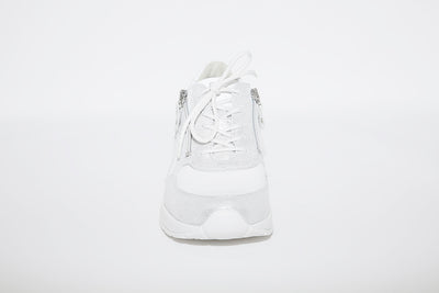 WALDLAUFER - CLARA-LACED ZIP SHOE - SILVER MULTI