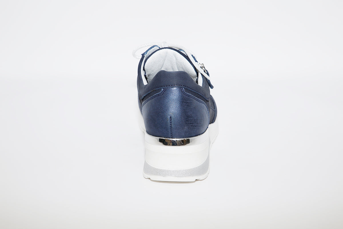WALDLAUFER - 939H01 CLARA LACED SHOE - NAVY