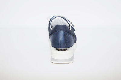 WALDLAUFER - 939H01 CLARA LACED SHOE - NAVY
