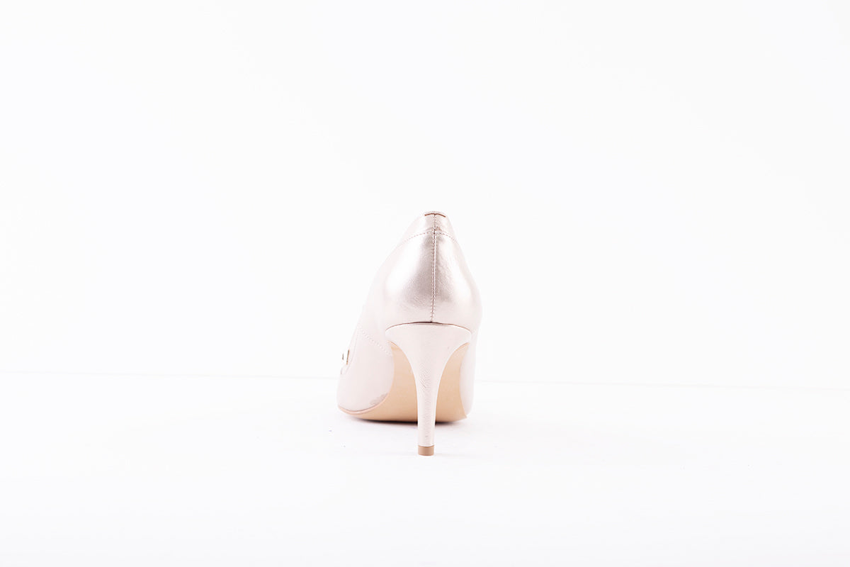 EMIS - 8009/821 HIGH HEEL COURT SHOE - GOLD
