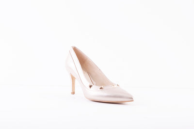 EMIS - 8009/821 HIGH HEEL COURT SHOE - GOLD