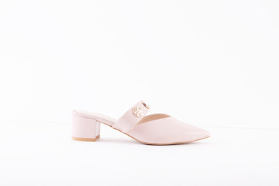 EMIS - 8005/415 MEDIUM BLOCK HEEL MULE - PINK