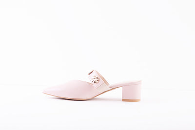 EMIS - 8005/415 MEDIUM BLOCK HEEL MULE - PINK