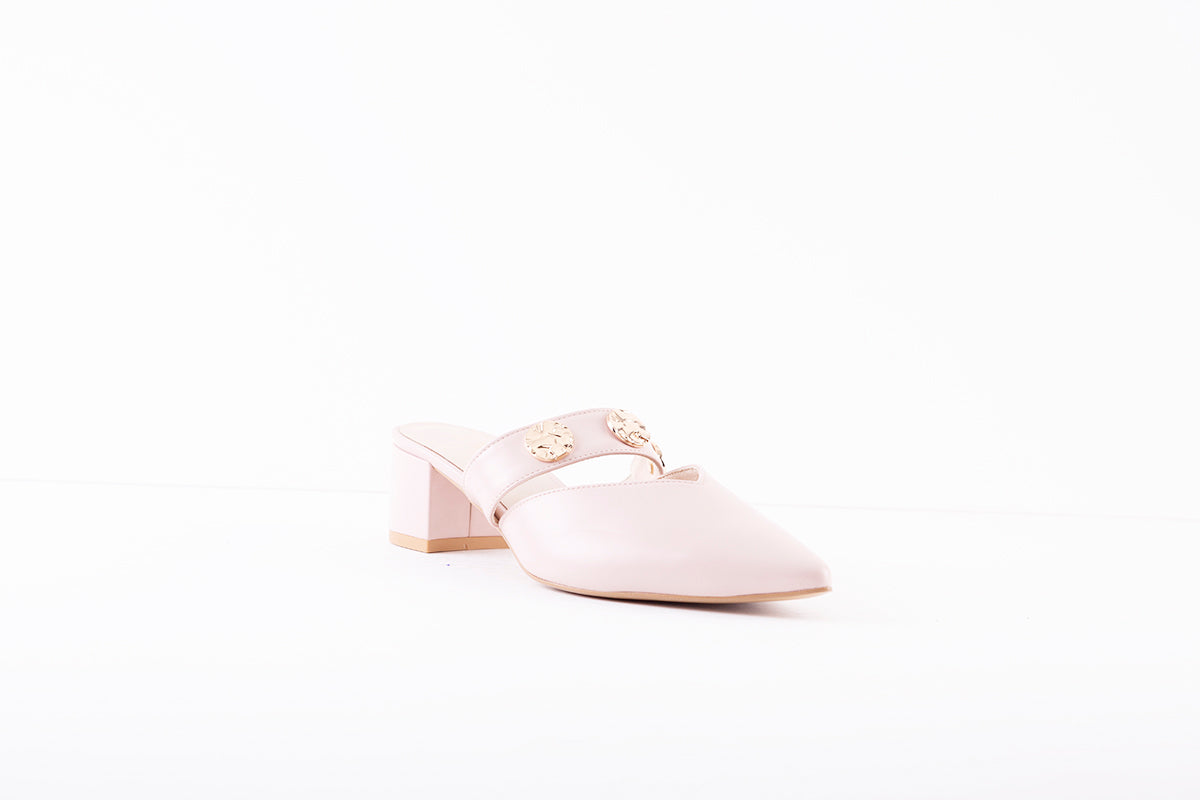 EMIS - 8005/415 MEDIUM BLOCK HEEL MULE - PINK