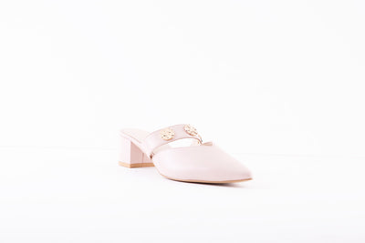 EMIS - 8005/415 MEDIUM BLOCK HEEL MULE - PINK