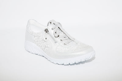 WALDLAUFER - H89001 HAVY LACED COMFORT SHOE - SILVER MULTI