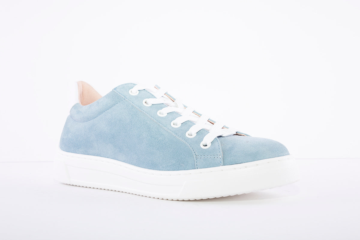 UNISA - Fasnia Blue Jeans Leather/Suede Sneakers
